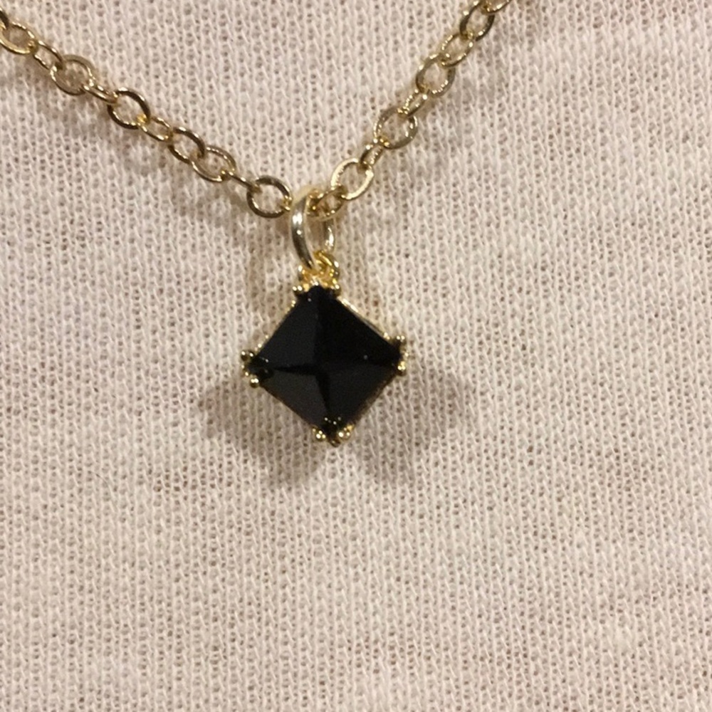 Pyramid Swarovski Crystal Necklace